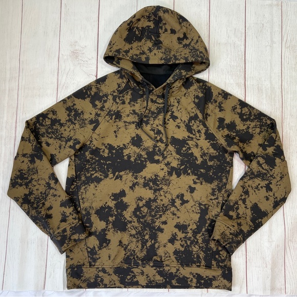 Lululemon Men's City Sweat Pullover Hoodie - Small - black tan hooded sweatshirt - Picture 6 of 15